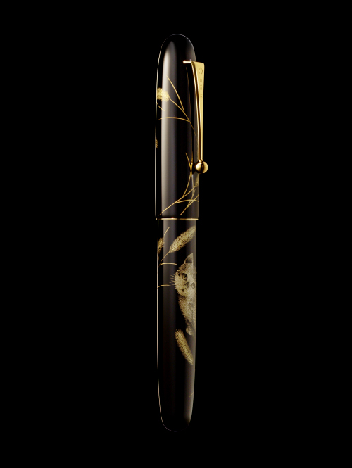 Cat｜CHINKIN｜Maki-e fountain pen｜Namiki