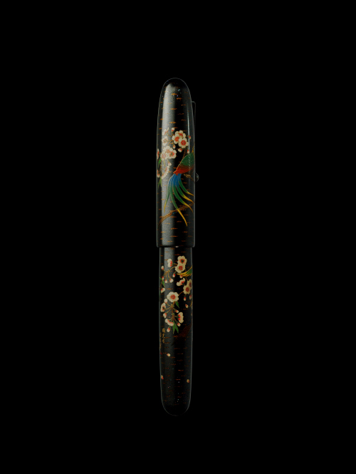 Rakucho Birds and Weeping Cherry Blossom｜EMPEROR｜Maki-e fountain