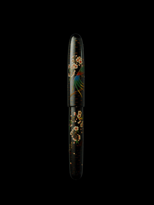 Namiki「枝垂れ桜に楽鳥」万年筆 Rakucho Birds and Weeping Cherry Blossom｜EMPEROR｜Maki-e fountain