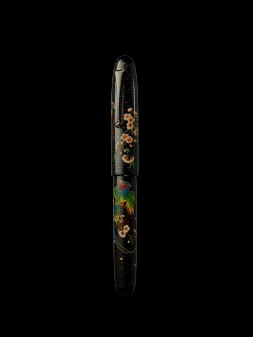 Namiki「枝垂れ桜に楽鳥」万年筆 Rakucho Birds and Weeping Cherry Blossom｜EMPEROR｜Maki-e fountain