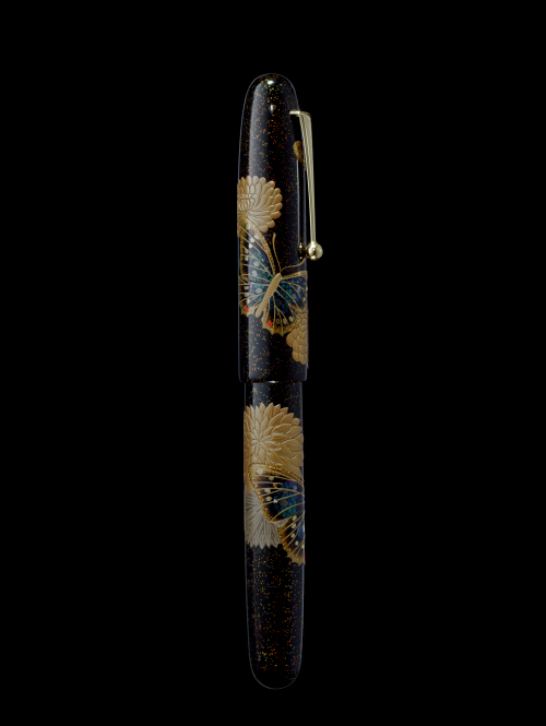Butterfly and Chrysanthemum｜LIMITED｜Maki-e fountain pen｜Namiki