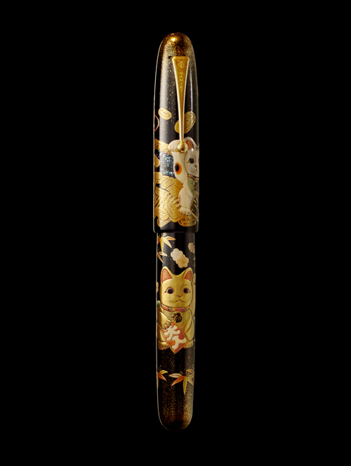 Manekineko｜LIMITED｜Maki-e fountain pen｜Namiki