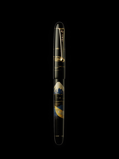 Namiki 富士と舟-平蒔絵　ニッポンアート　ペン先14金　字幅F Mt. Fuji and Ship｜NIPPON ART｜Maki-e fountain pen｜Namiki