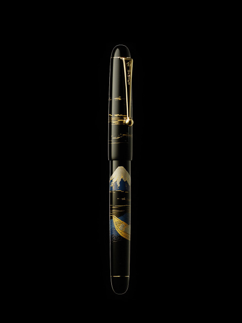 Mt. Fuji and Ship｜NIPPON ART｜Maki-e fountain pen｜Namiki