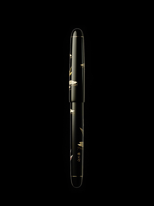 Namiki 折り紙 兜-平蒔絵　ニッポンアート　ペン先14金　字幅F Origami-Crane｜NIPPON ART｜Maki-e fountain pen｜Namiki