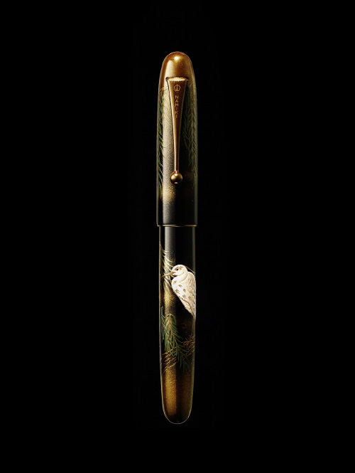 Namikiユカリロイヤル スノーイーグレット（白鷺）万年筆 Snowy Egret｜YUKARI ROYALE｜Maki-e fountain pen｜Namiki