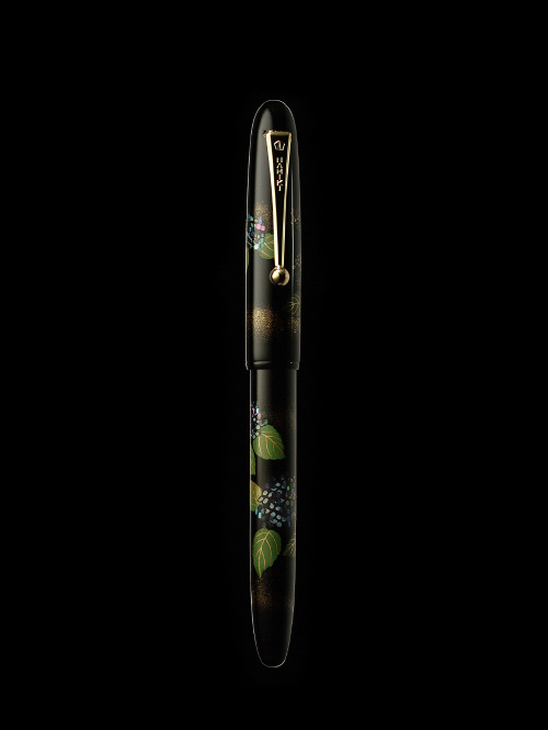 Hydrangea Raden｜YUKARI｜Maki-e fountain pen｜Namiki