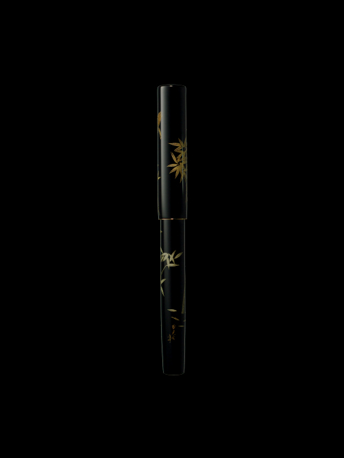 NAMIKI万年筆、沈金竹にすずめ ナミキの新製品 沈金「竹に雀」です #万年筆 #ナミキ万年筆
