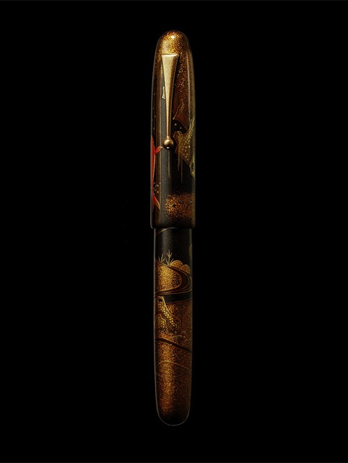 江戸時代 杯台 極上高蒔絵 鯉の瀧登り