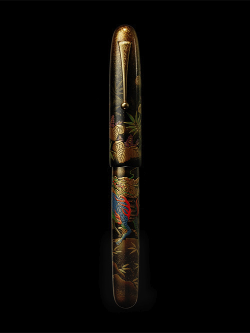 【H15】14金　NAMIKI ナミキ　万年筆　PILOT パイロット　K14 H15】14金 NAMIKI ナミキ 万年筆 PILOT パイロット K14（麒麟