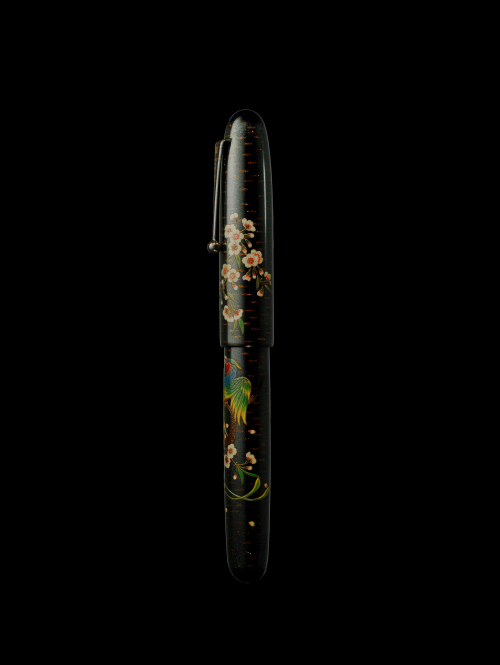 Namiki「枝垂れ桜に楽鳥」万年筆 29.jpg