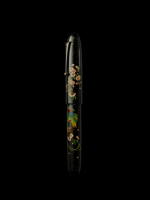 枝垂れ桜に楽鳥｜EMPEROR｜蒔絵万年筆 | Namiki - ナミキ