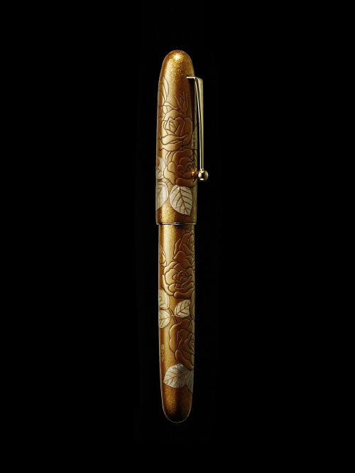 金地の薔薇｜LIMITED｜蒔絵万年筆 | Namiki - ナミキ