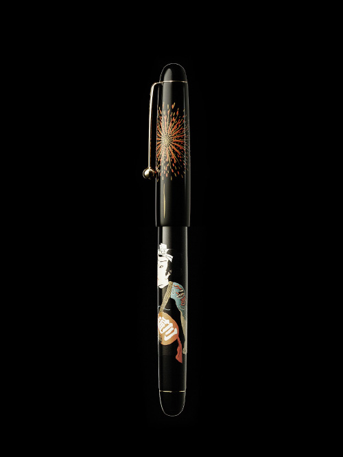 浮世絵 祭り｜NIPPON ART｜蒔絵万年筆 | Namiki - ナミキ