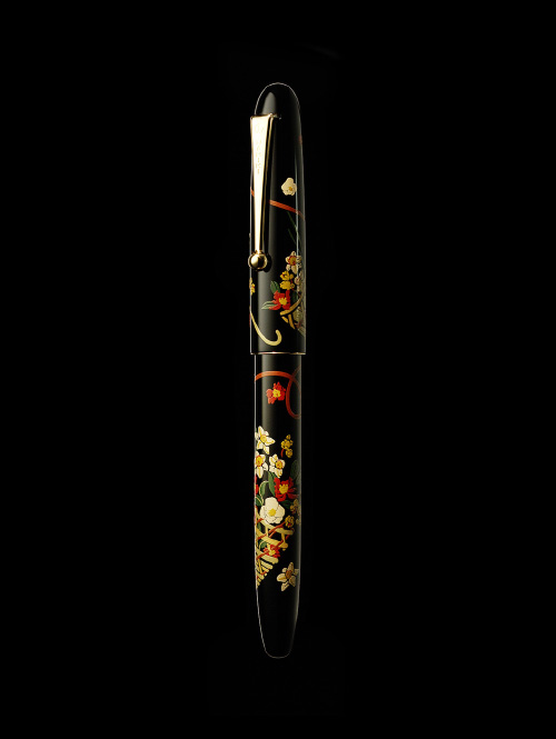 Namiki 万年筆 花のデザイン 木製ボックス付き 33.jpg