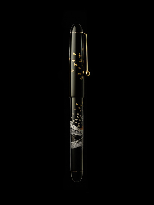 廃盤　ナミキ　NAMIKI　万年筆　富士と波 9.jpg