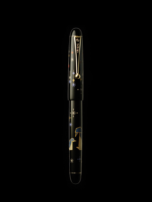 【新品】Namiki 万年筆 蒔絵 origamiペンギン＊國光會 1.jpg