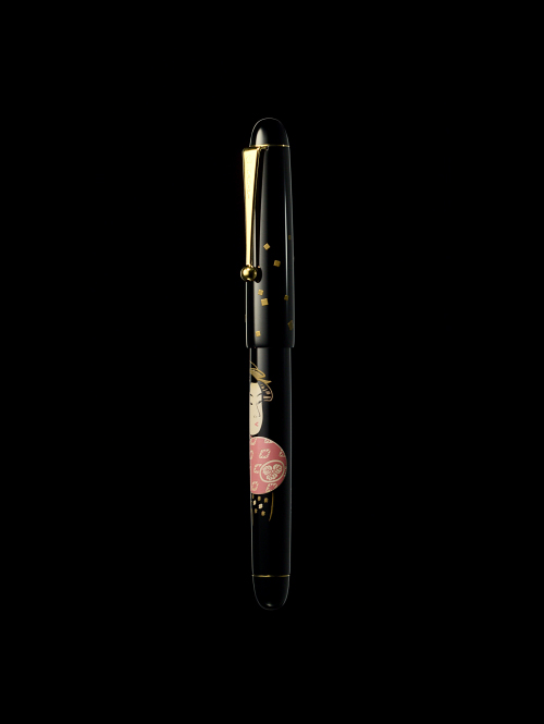 蒔絵 万年筆 14Kニブ 日本列島モチーフ 浮世絵 高島おひさ｜NIPPON ART｜蒔絵万年筆 | Namiki - ナミキ