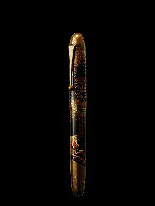 藤に御所車｜YUKARI ROYALE｜蒔絵万年筆 | Namiki - ナミキ
