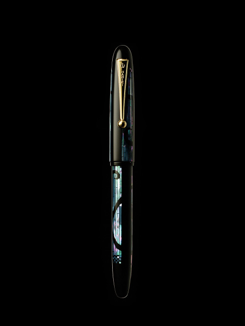新品 Namikiナミキ 万年筆 螺鈿 蛍 Firefly F 細字