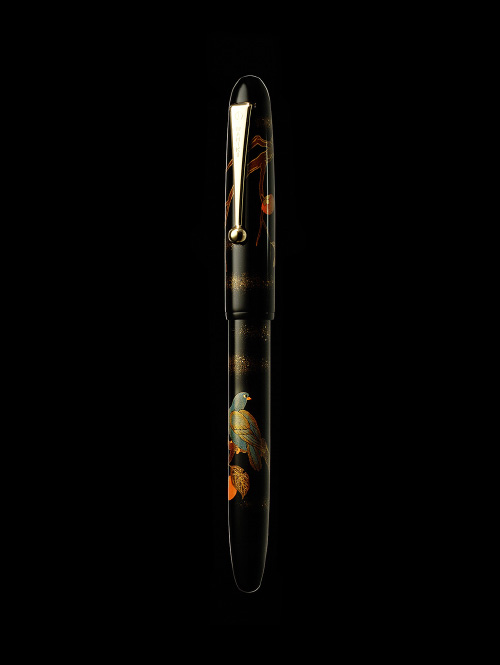 鳩と柿｜YUKARI｜蒔絵万年筆 | Namiki - ナミキ