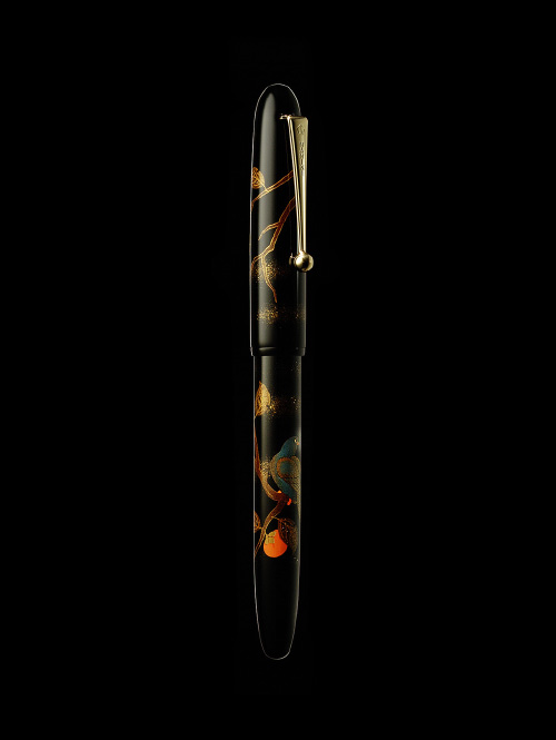 鳩と柿｜YUKARI｜蒔絵万年筆 | Namiki - ナミキ